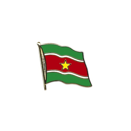 Flag pins Suriname
