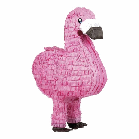 Pinata van een Flamingo set met masker en stok