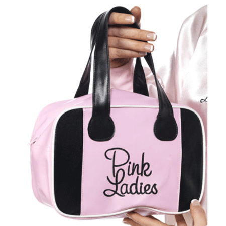 Pink Ladies bowling handbag 