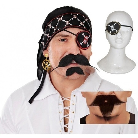 Piraat accessoires verkleedset voor volwassenen