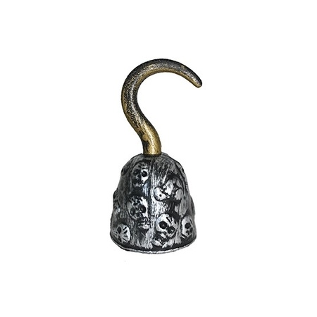 Pirate hook with skull print