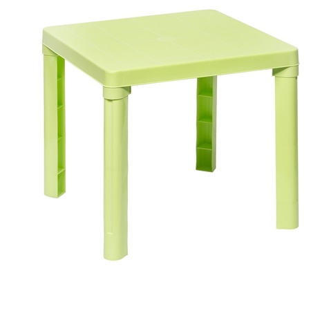 Groene kindermeubels tafel met 2 stoelen