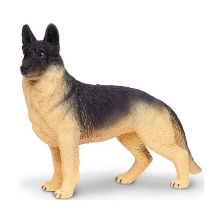 Plastic speelgoed figuur Duitse Herder hond 9 cm