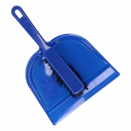 Plastic dustpan blue
