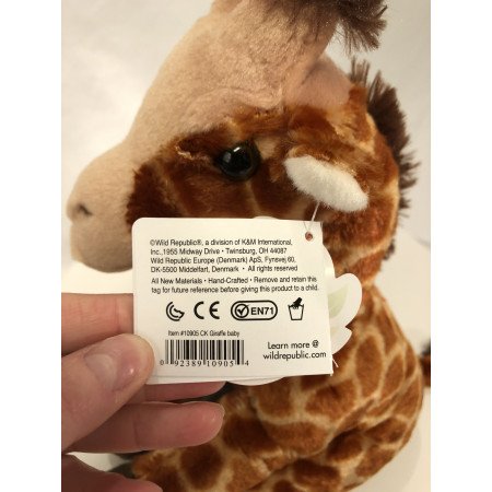 Pluche baby giraffe knuffeldier 30 cm