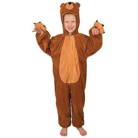 Pluche beer kostuum voor kinderen