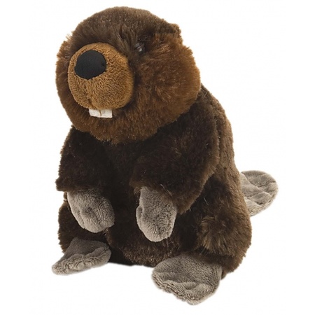 Plush beaver soft toy 20 cm