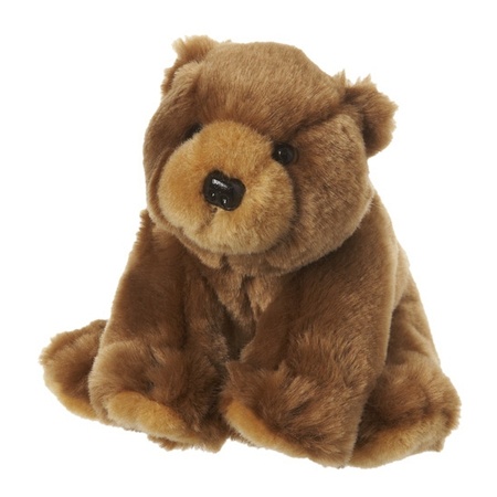 Plush brown bear 12 cm