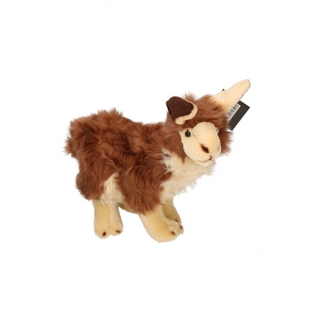 Plush brown llama 45 cm