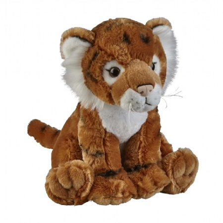 Pluche bruine tijger knuffel 30 cm speelgoed