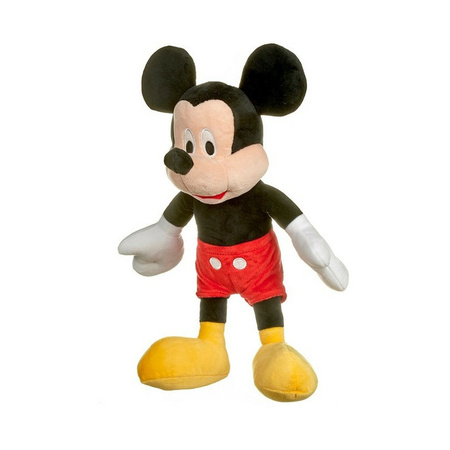 Pluche Disney knuffel Mickey Mouse in rode broek 30 cm