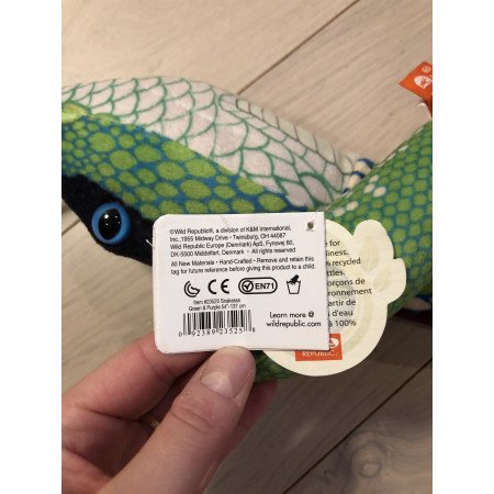 Pluche groen/paarse slangen knuffel 137 cm speelgoed
