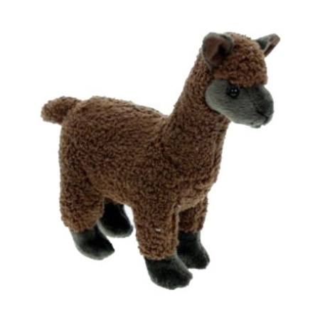 Plush alpaca brown 23 cm