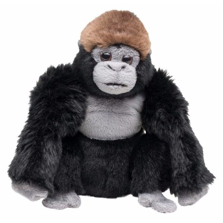 Pluche knuffel gorilla aap 18 cm
