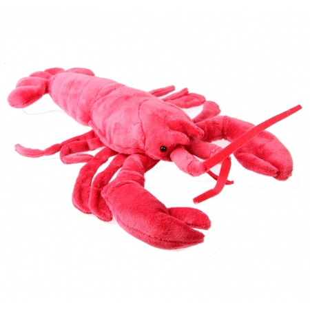 Plush red lobster stuffed animal