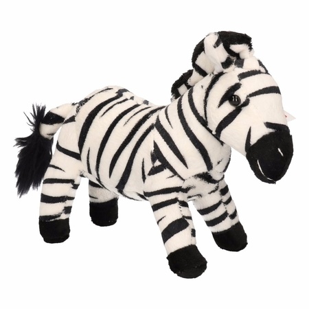 Plush soft toy zebra 18 cm