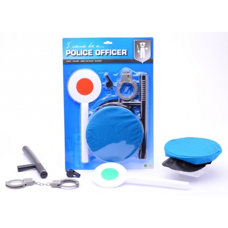 Politie speelgoed set 4 delig