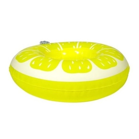 Inflatable mini float lemon for dolls 19 cm