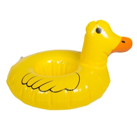 Inflatable mini float duck for dolls 34 cm
