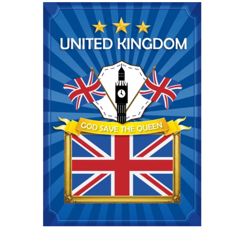 Poster United Kingdom / God save the Queen - 59 x 42 cm 