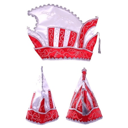 Prince Carnaval hat red and white