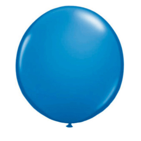 Qualatex ballon 90 cm diameter donker blauw