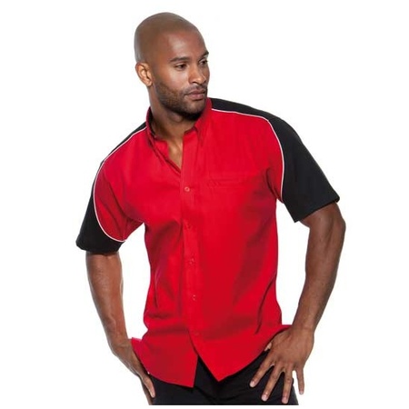 Red racing shirt for men