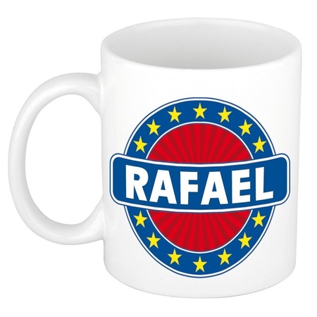 Rafael naam koffie mok / beker 300 ml