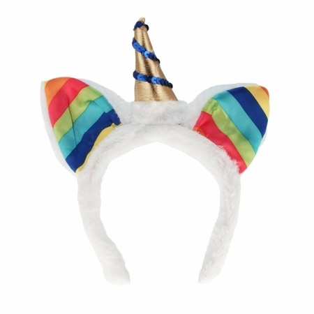 Rainbow unicorn headband for kids