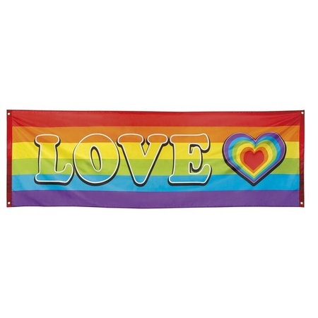 Rainbow flag 74 x 220 cm