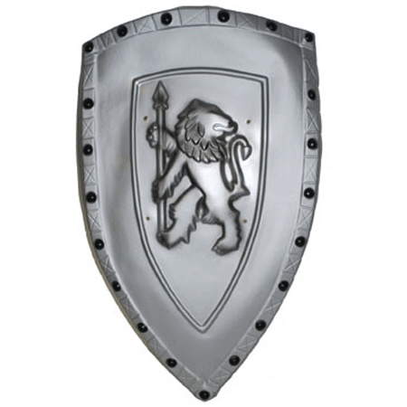 Knights shield with lion