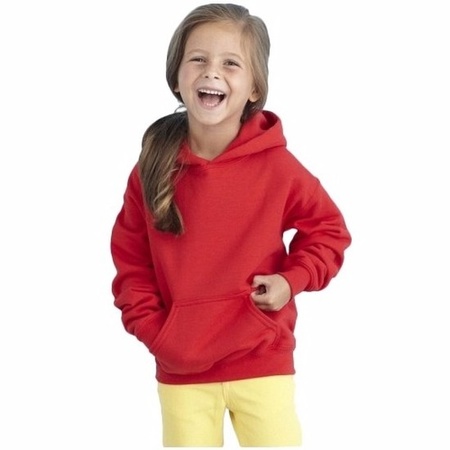 Rode capuchon sweater voor meisjes
