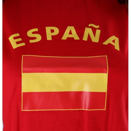 Red ladies singlet flag Espana