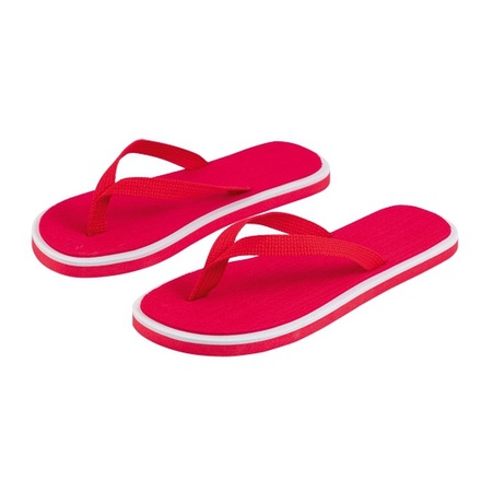 Red flipflop slippers for ladies