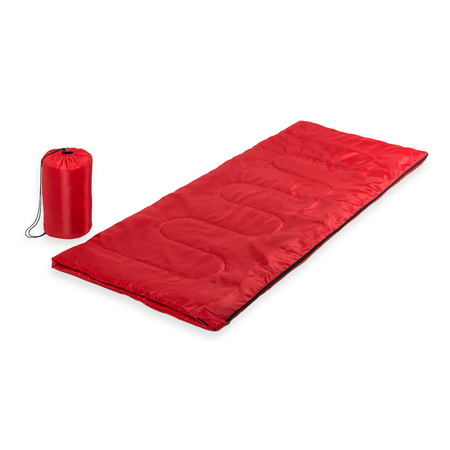 Red 1 person sleeping bag warm 75 x 185 cm