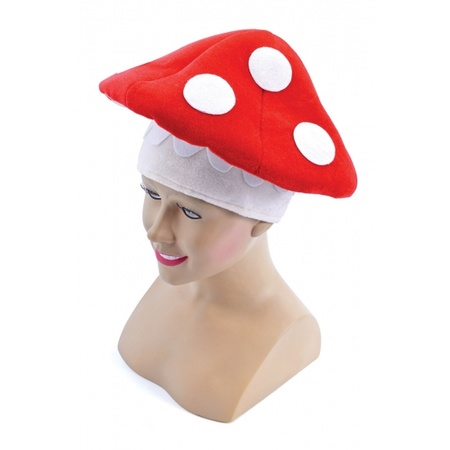 Toadstool hat for adults