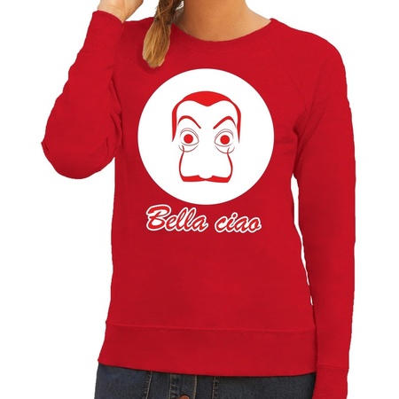 Red Salvador Dali sweater for women