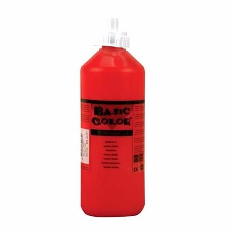 Red paint in tube 500 ml