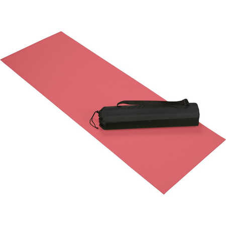 Red yoga/fitness mat 60 x 170 cm