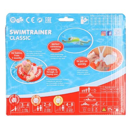 Rode zwem trainer reddingsband voor baby/dreumes
