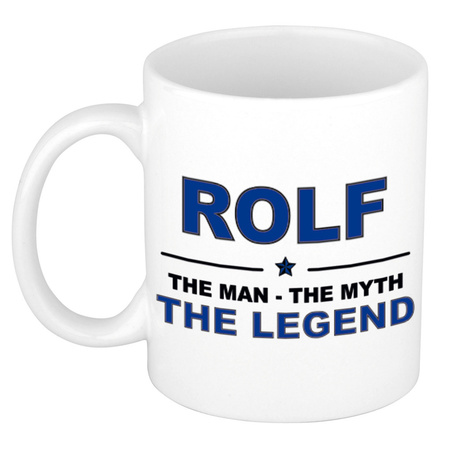 Rolf The man, The myth the legend name mug 300 ml