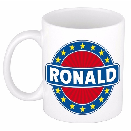Ronald naam koffie mok / beker 300 ml
