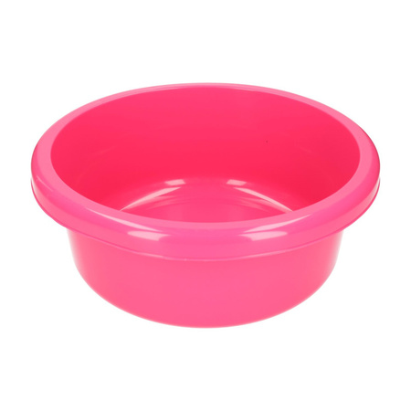Pink round washbasin 6,2 liters