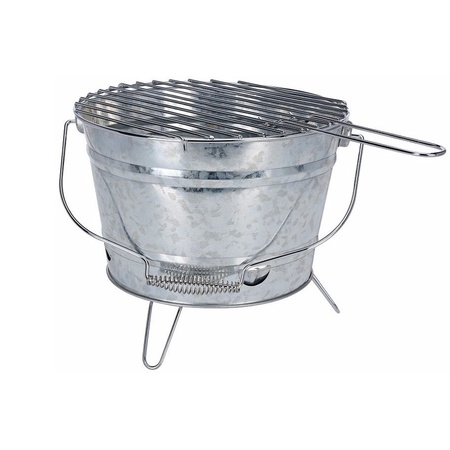 Round bucket barbecue zinc 28 cm