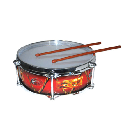 Red drums with sticks 32 cm