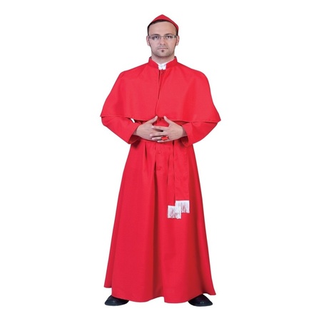 Rood Kardinalen kostuum met solideo