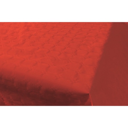 Rood papieren tafellaken/tafelkleed 800 x 118 cm op rol