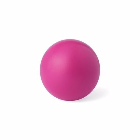 Pink anti stress ball 6 cm
