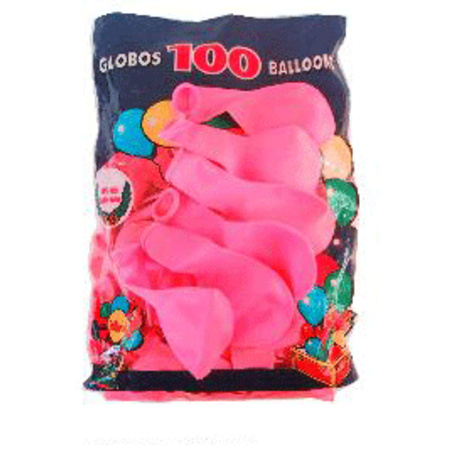 Roze ballonnen 100 stuks