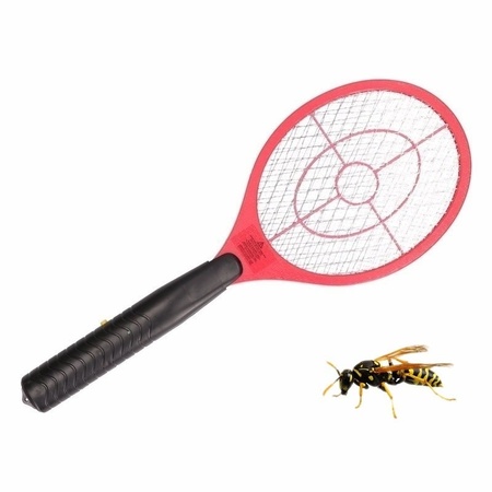Pink electric wasp/fly swatter